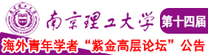 午夜大鸡巴操南京理工大学第十四届海外青年学者紫金论坛诚邀海内外英才！